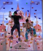 Interactive climbing wall