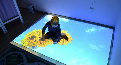 Project touch interactive floor