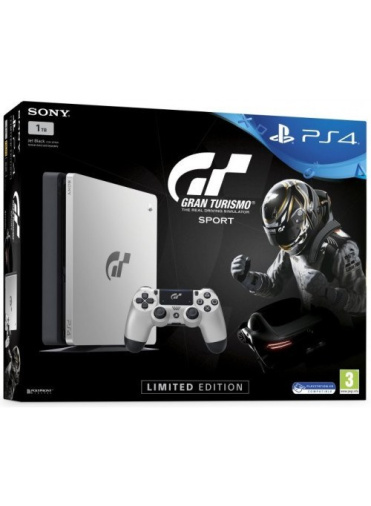 Sony PlayStation 4 Slim 1TB Limited Edition (Silver Black) (CUH-2016B)