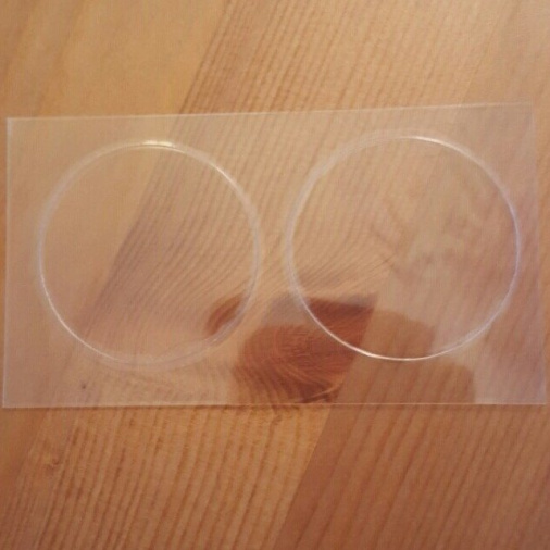 Protective film for lenses